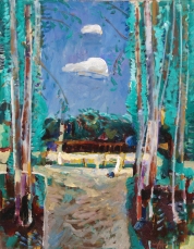 Landscape 100 80 oil on canvas
